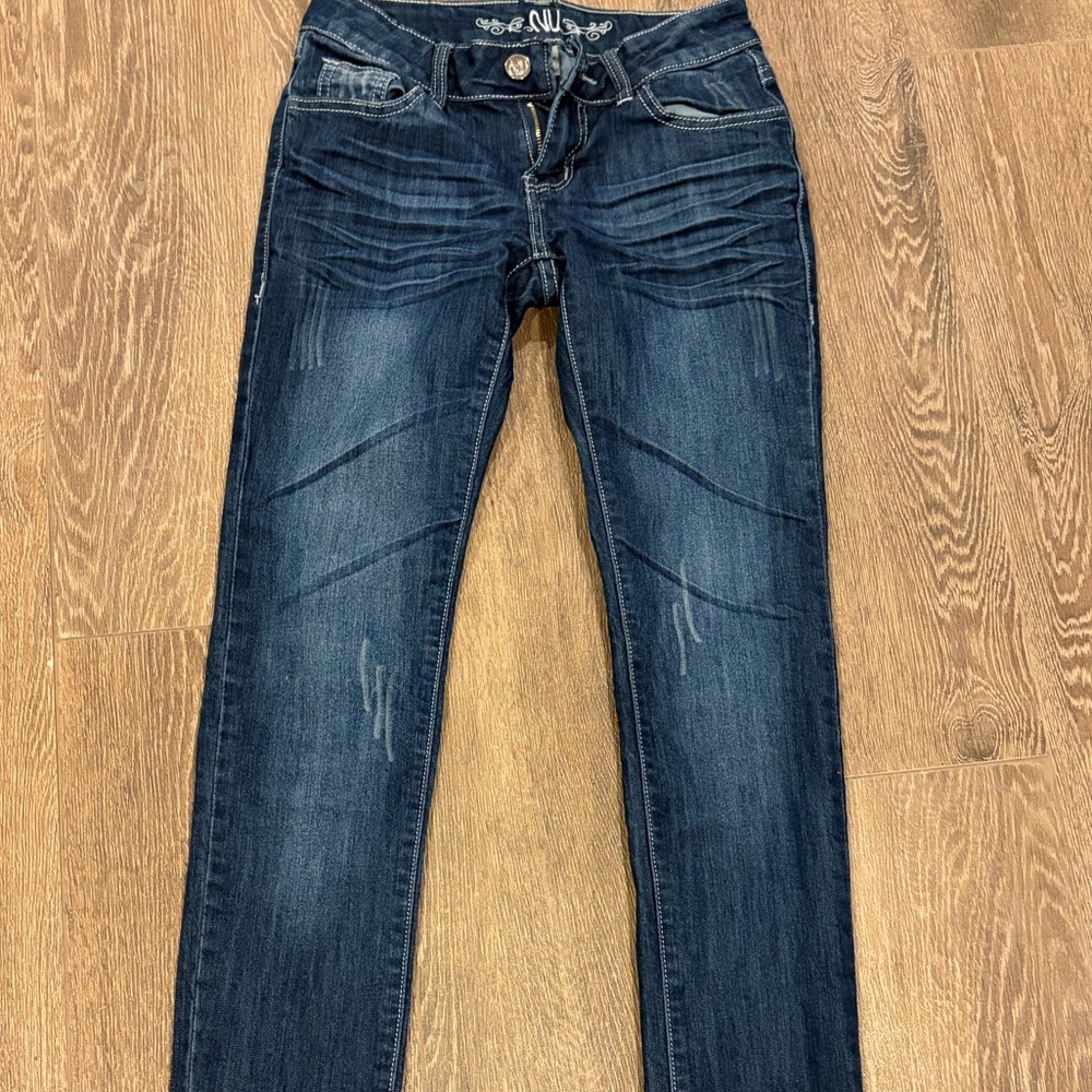 Classic Dark Blue Skinny Jeans